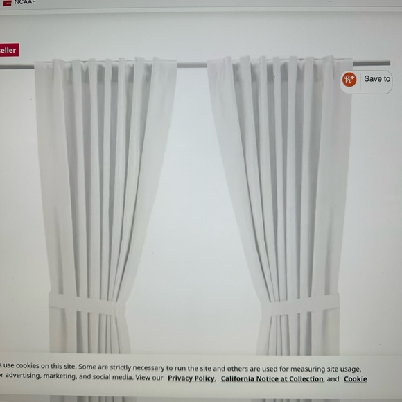 IKEA Ritva Curtains - Picture 1 of 4